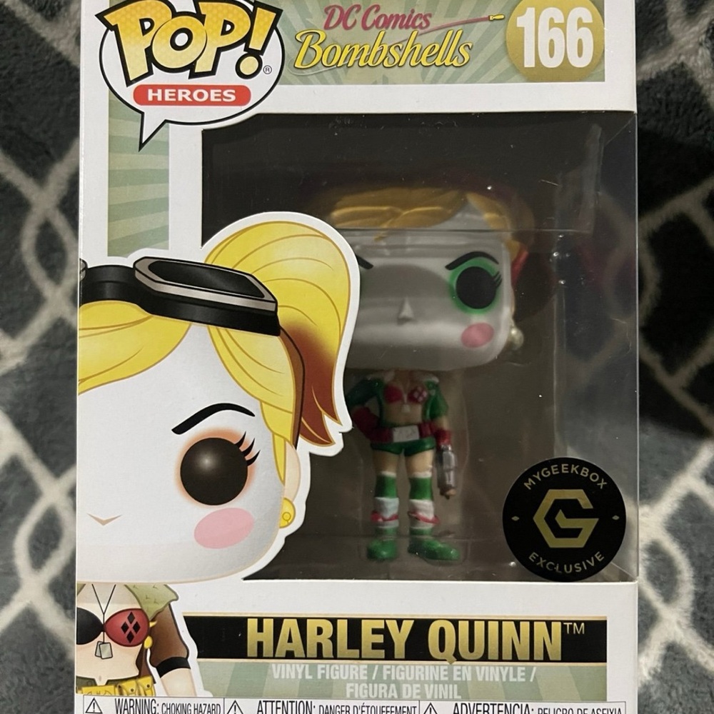 Funko Pop! Harley Quinn #166 DC Comics Bombshells ! VAULTED ! My Geek Box !